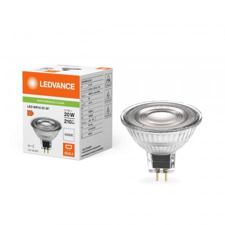 Ledvance GU5.3 MR16 LED Strahler 36° 2,1W wie 20W 4000K neutralweißes Licht - 12V Niedervolt